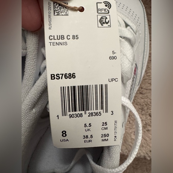 Reebok Club C 85 Tennis Shoes for Women NWT - Picture 6 of 6